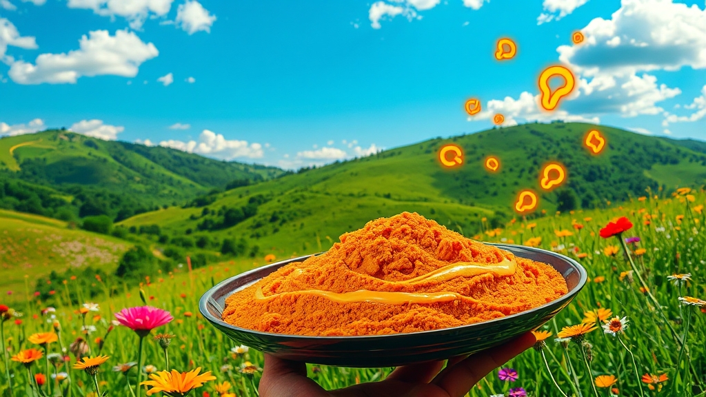 청국장가루, 무엇일까요? (popart 스타일)