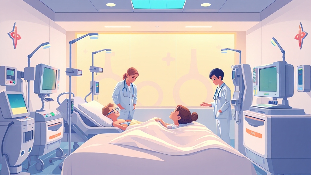 연명치료, 무엇을 의미할까요? (cartoon 스타일)