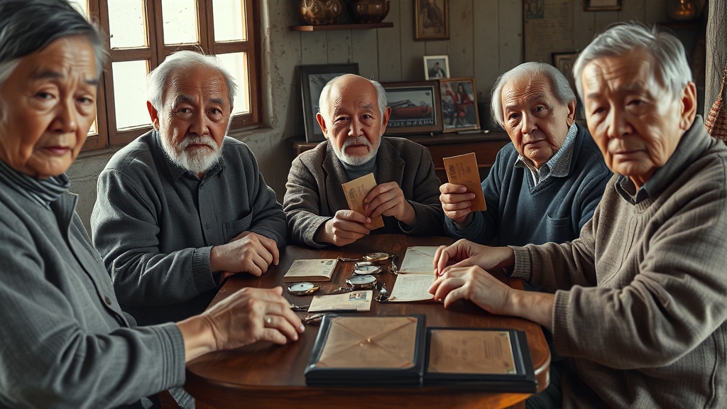 65세 이상, 연금 수급 현황은? (realistic 스타일)