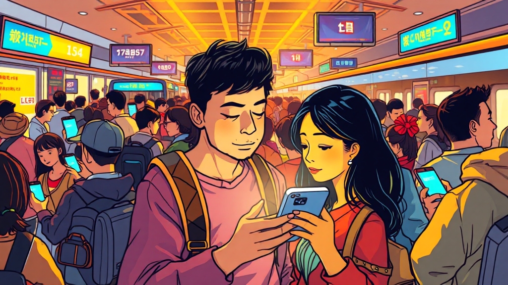 고속/시외버스 유의사항 (cartoon 스타일)