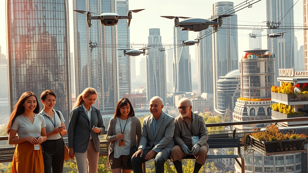 경제 성장과 민생 지원 균형 (realistic 스타일)