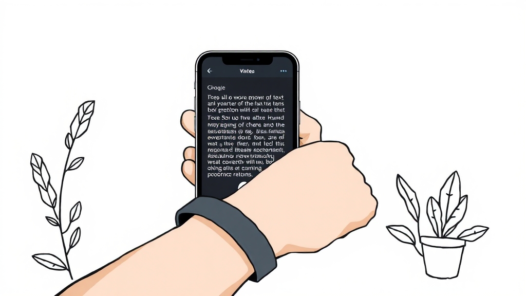 AI 녹음 어플 활용 (illustration 스타일)