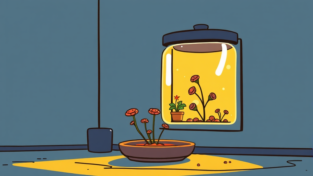 황기, 신선하게 보관하는 법 (cartoon 스타일)