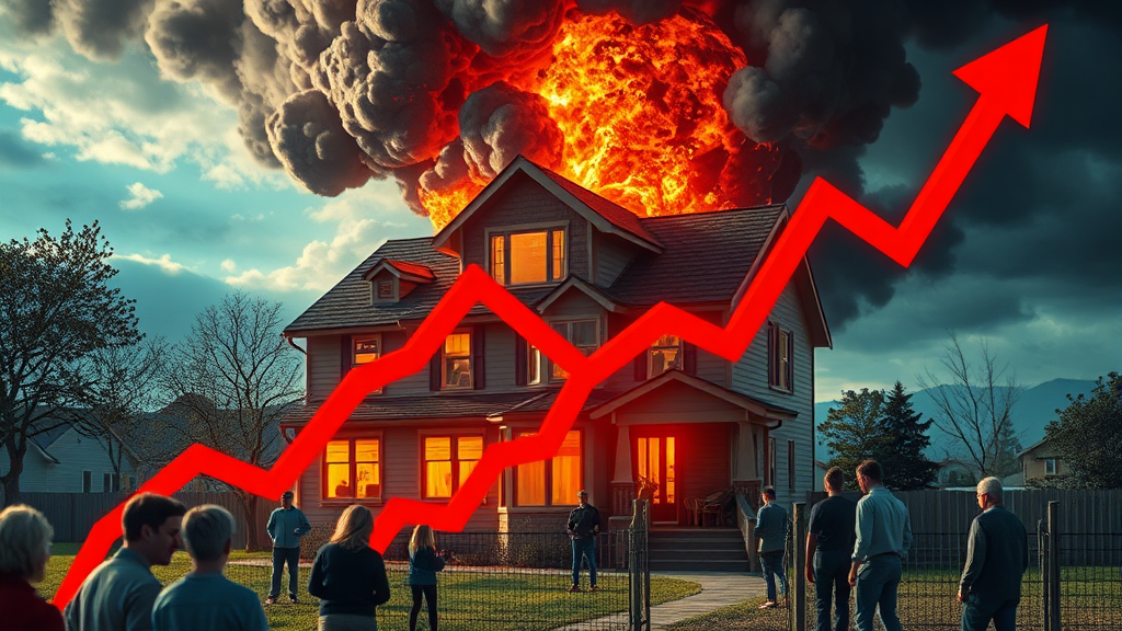 세금 부담 증가 (realistic 스타일)