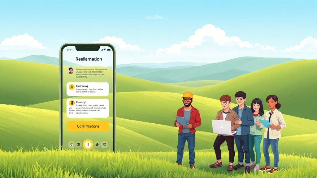 농지원부 신청 방법 (illustration 스타일)