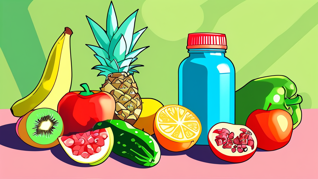 내 몸에 맞는 다이어트 보조제 고르는 법 (cartoon 스타일)