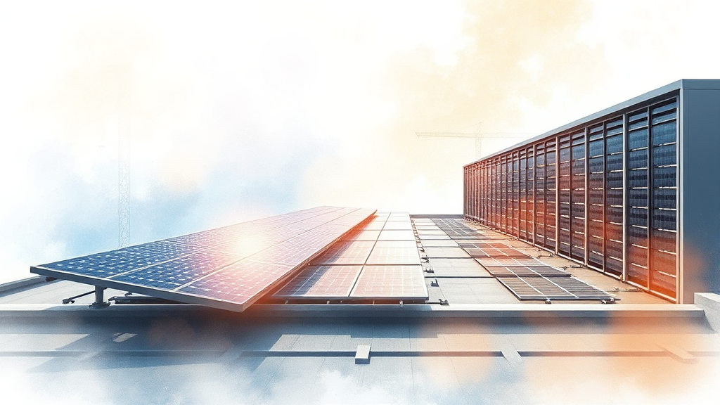 태양광 시장, 어디로? (watercolor 스타일)