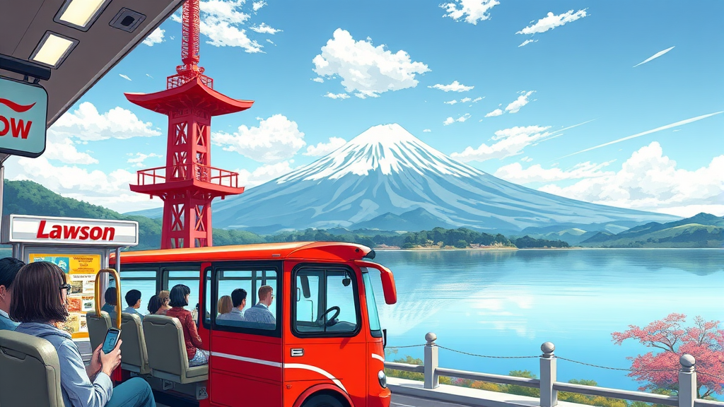 후지산 버스투어 코스 완벽 분석: 놓치면 후회할 장소들 (realistic 스타일)