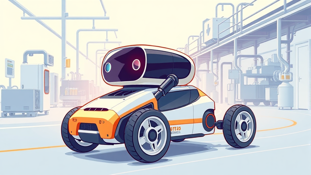 유진로봇, 어떤 회사인가? (illustration 스타일)