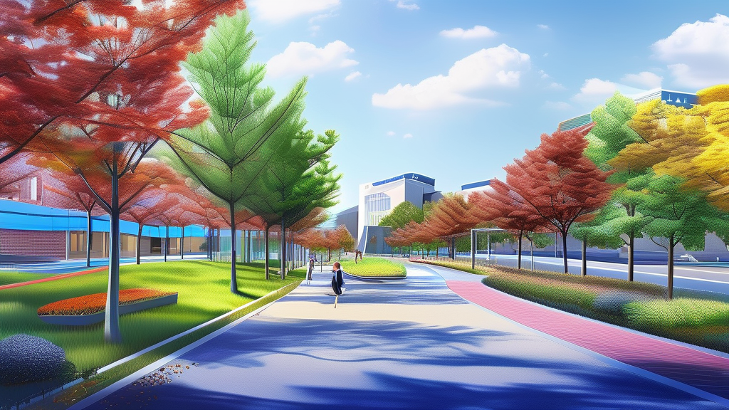 동대문구형 교육 특화 사업: 교육도시 조성 의지 (realistic 스타일)