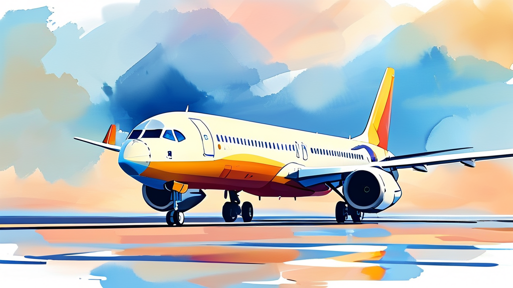 비엣젯, 진에어, 에어부산 등 LCC 탑승 후기 및 장단점 (watercolor 스타일)