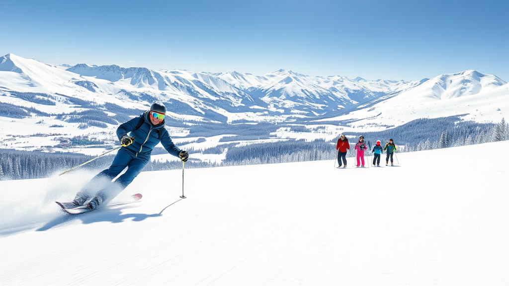 전국 스키장 개장 임박! (realistic 스타일)