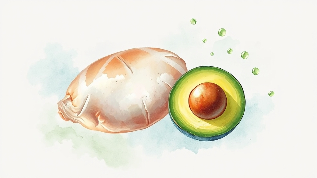 스위치온 다이어트 식단 분석 (watercolor 스타일)