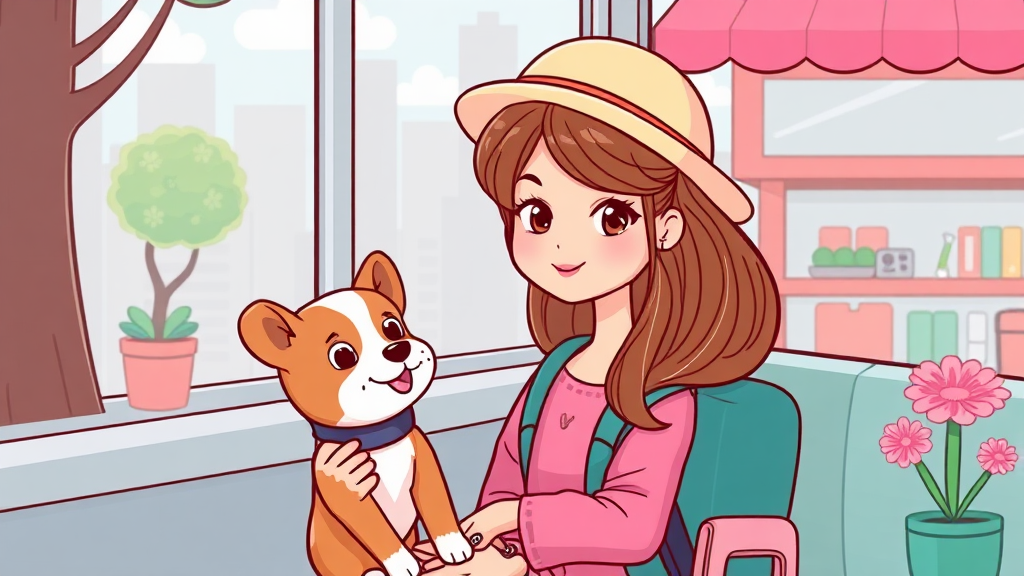 홍지윤의 매력 포인트: 별명, 취미, 그리고 일상 속 모습 (cartoon 스타일)