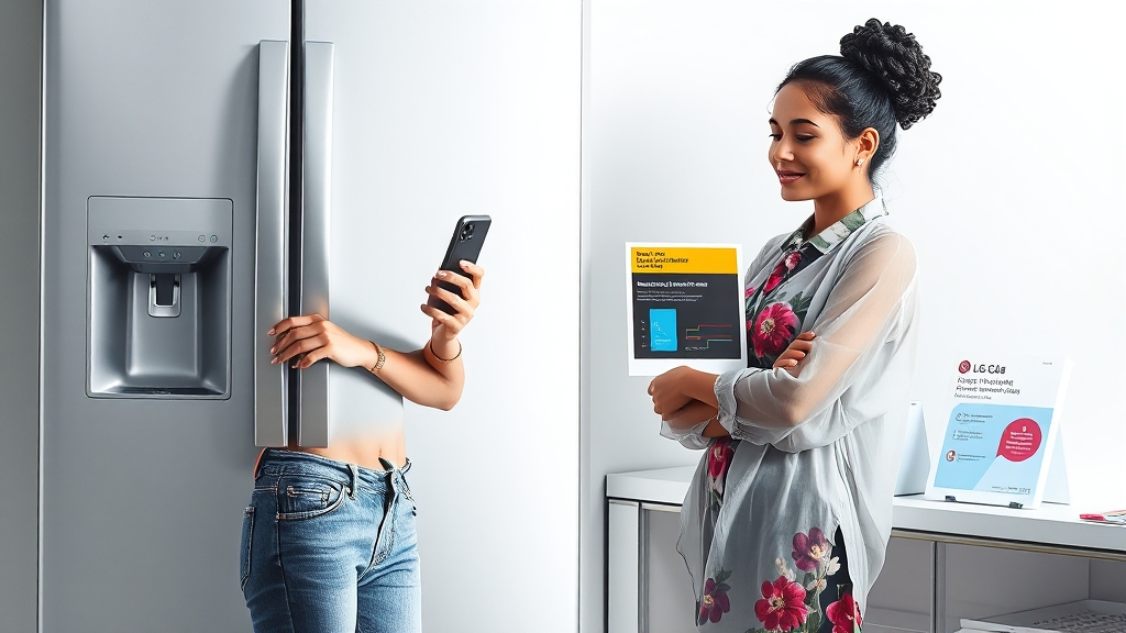 LG 냉장고 예약 방법 (realistic 스타일)