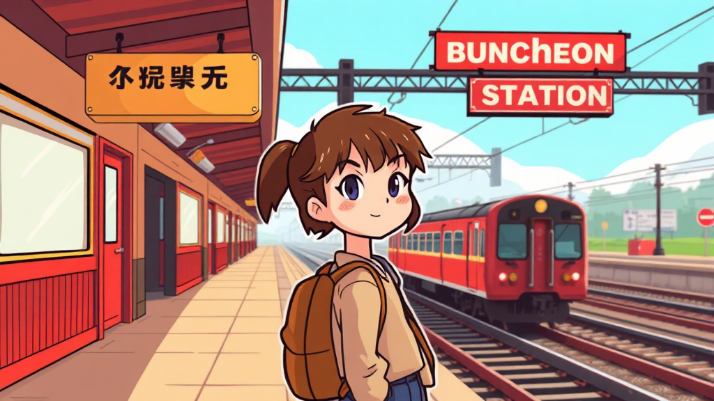 예매 시 주의사항 (cartoon 스타일)