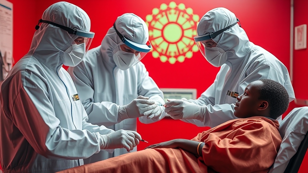 에볼라 치료 및 예방법 (realistic 스타일)