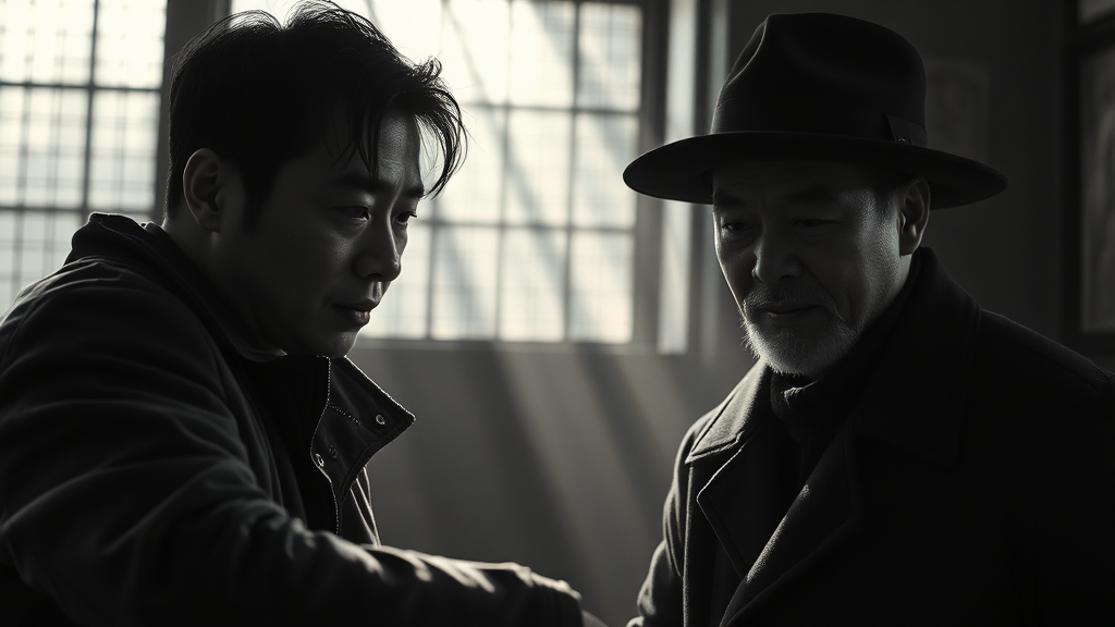 영화 넘버원 출연진 (realistic 스타일)