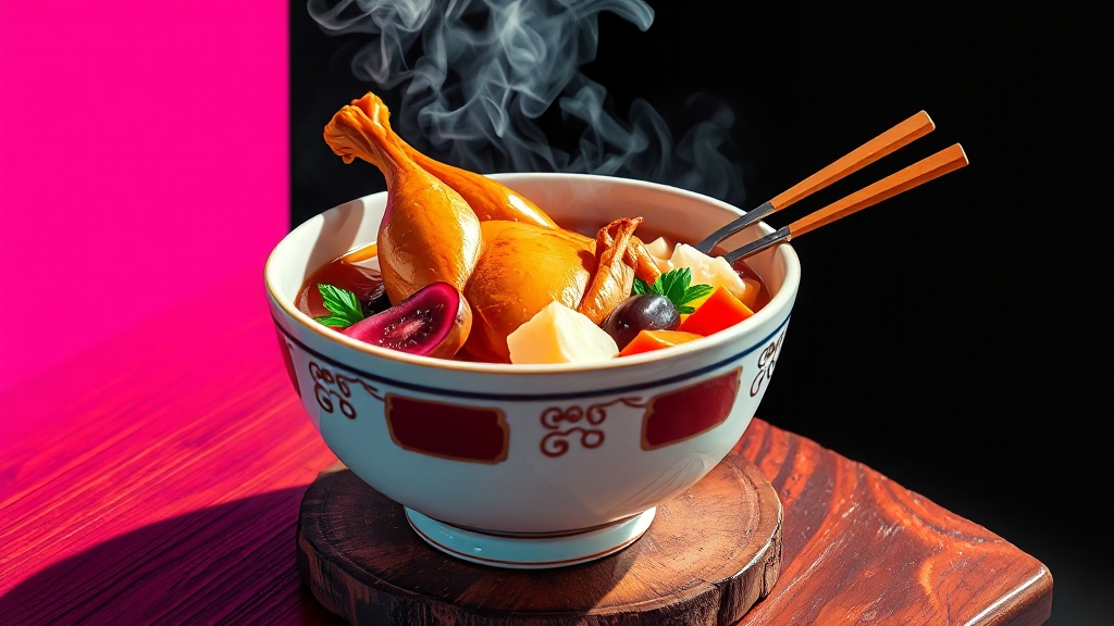 왜 복날엔 삼계탕일까? (popart 스타일)