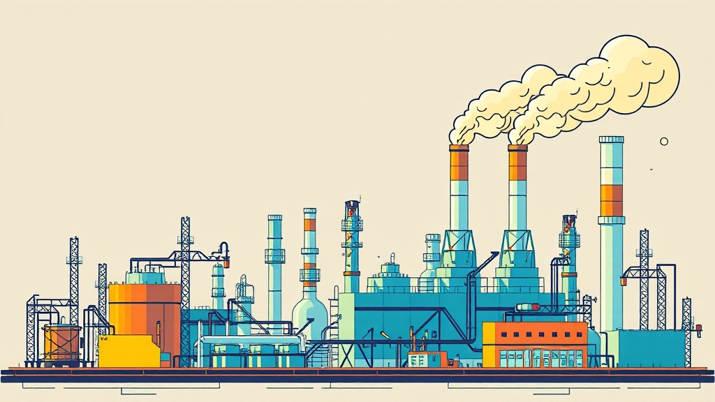 사업 구조조정 및 투자 전략 (illustration 스타일)