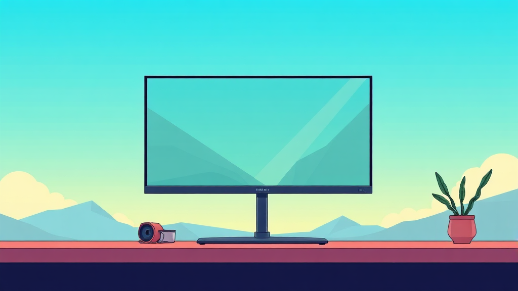 화면비, 해상도, 인치의 관계: 최적의 시청 경험을 위한 선택 (illustration 스타일)