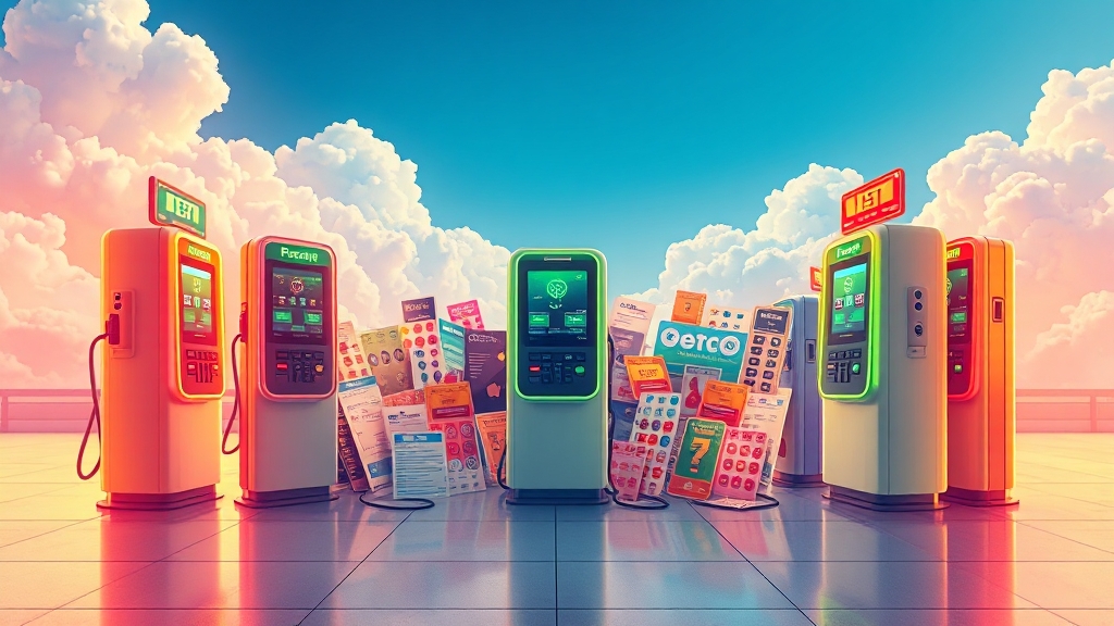 예치금 충전, 어떻게 할까요? (illustration 스타일)