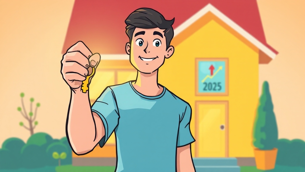 청년 버팀목 전세대출 특징 (cartoon 스타일)