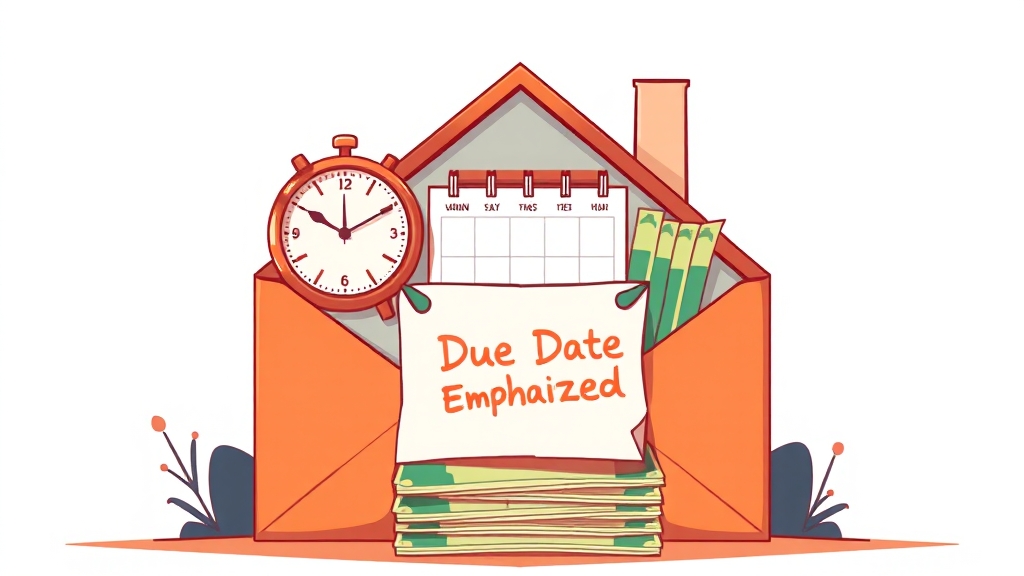 재산세 납부 시 유의사항 및 추가 정보 (cartoon 스타일)