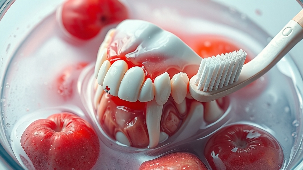 무심코 하는 습관이 ‘시린 이’를? (watercolor 스타일)