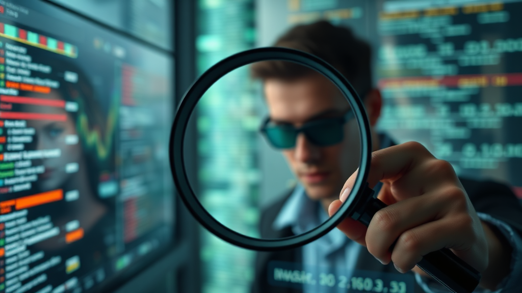 유출 정보 확인 및 피해 가능성 (realistic 스타일)