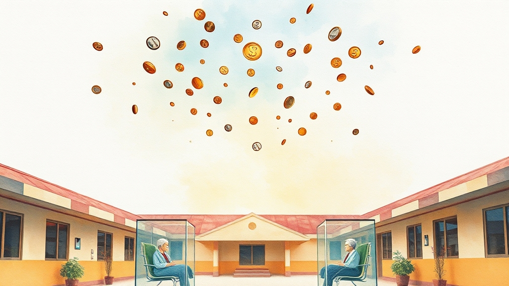 본인부담상한제란 무엇일까요? (watercolor 스타일)