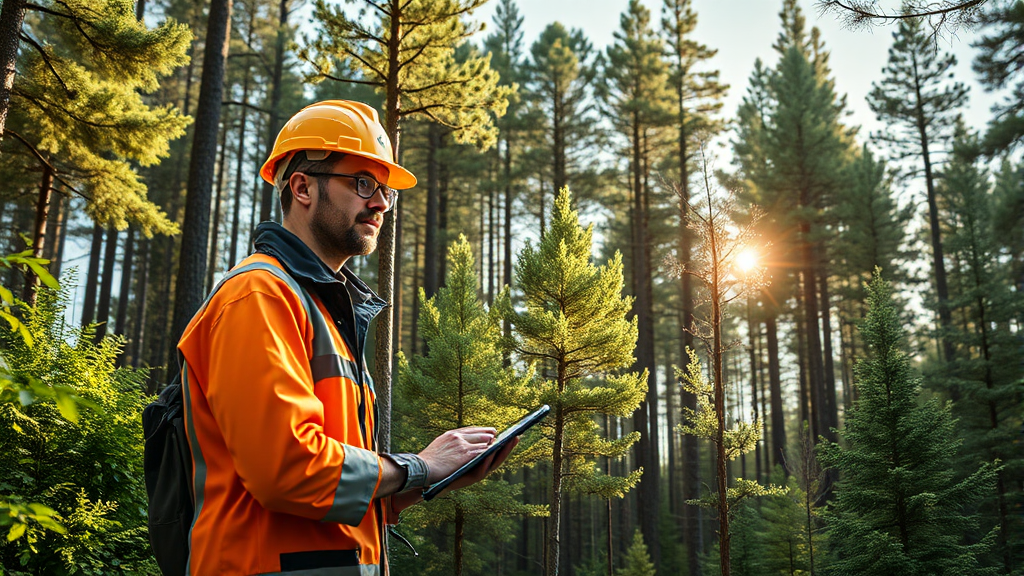 산림산업기사 자격증 취득 후, 당신의 미래는? (realistic 스타일)