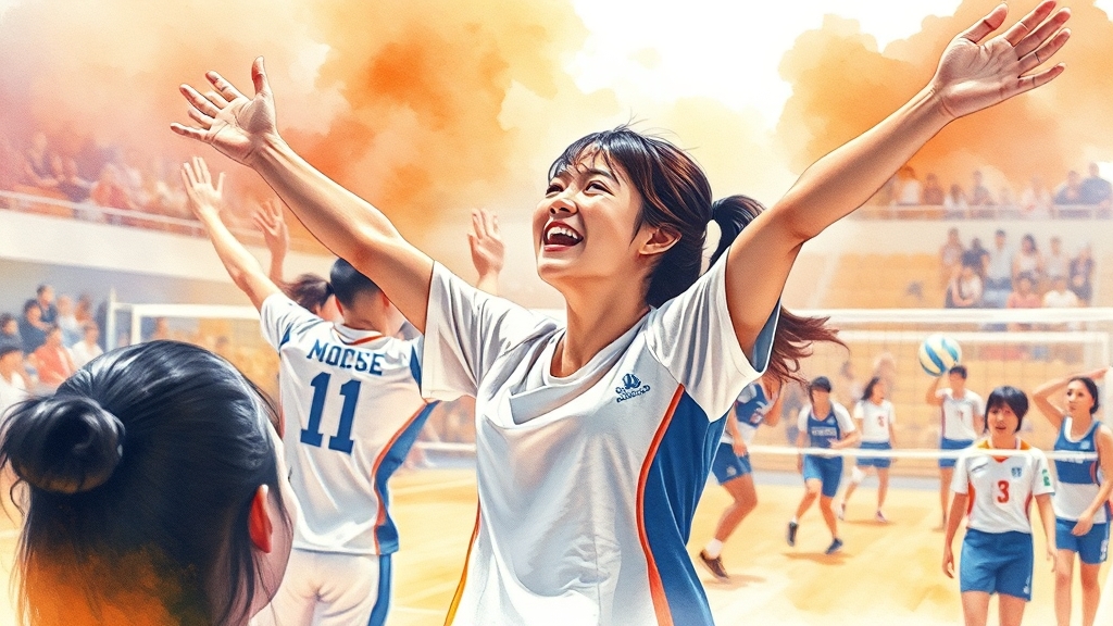 김연경 감독의 감독 데뷔 평가 (watercolor 스타일)