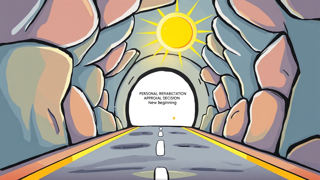개인회생 인가 결정 (cartoon 스타일)
