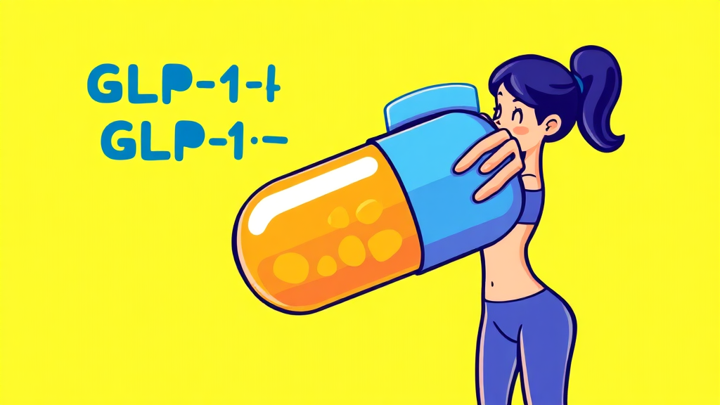 3세대 GLP-1 치료제란? (cartoon 스타일)