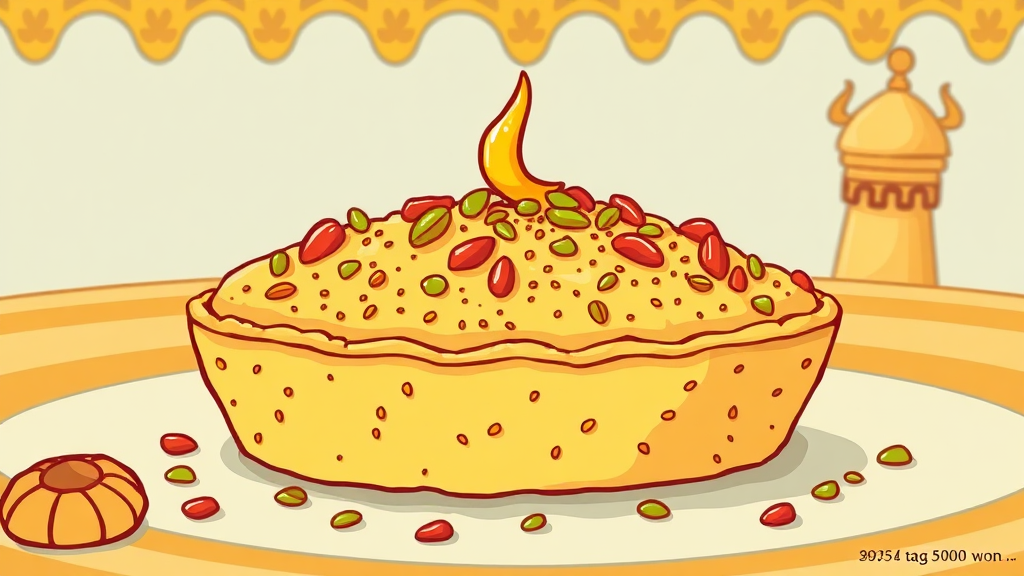 두바이 붕어빵 가격 및 판매 (cartoon 스타일)