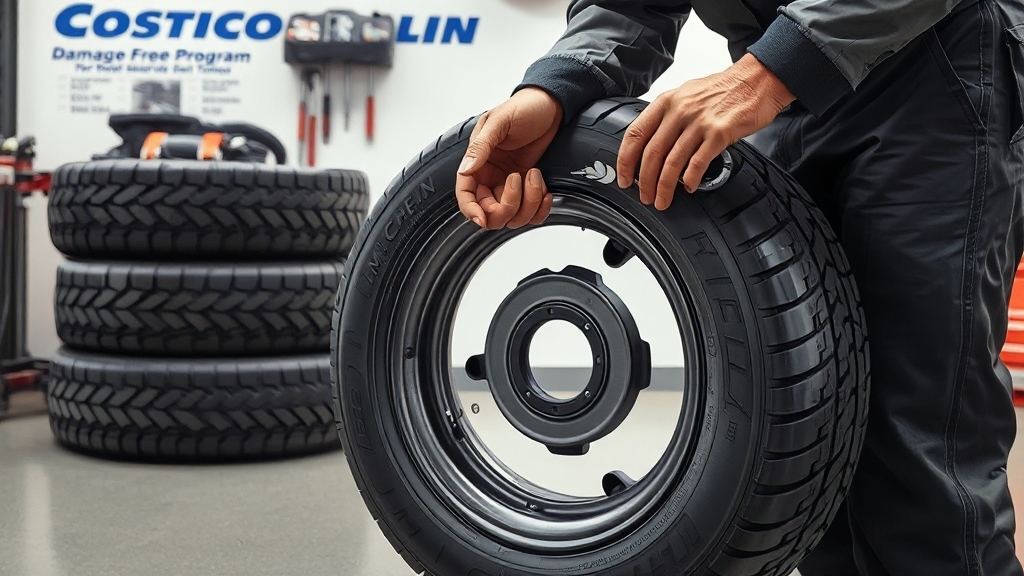 미쉐린 타이어 관련 서비스 (realistic 스타일)