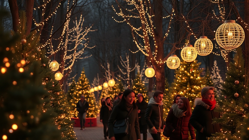 크리스마스 마법 공간 (realistic 스타일)