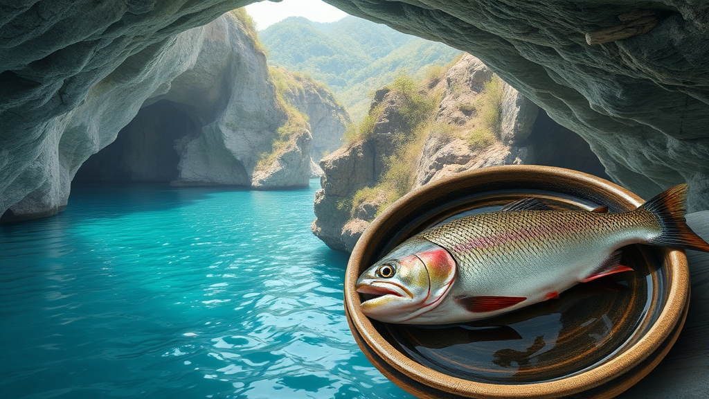 성류굴 주변 즐길 거리: 함께 둘러보기 좋은 명소 (realistic 스타일)