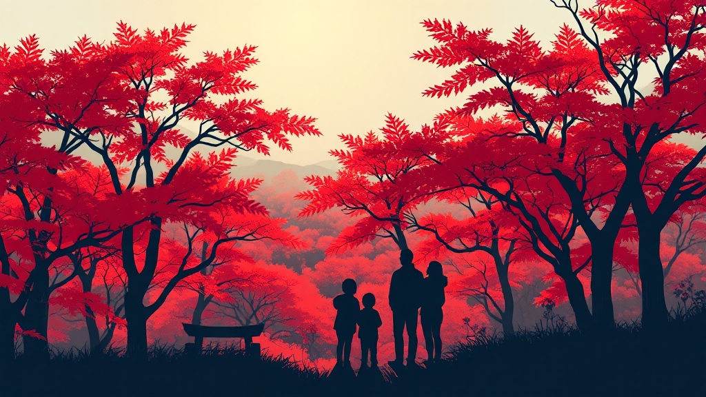 화담숲, 어떤 곳일까? (illustration 스타일)