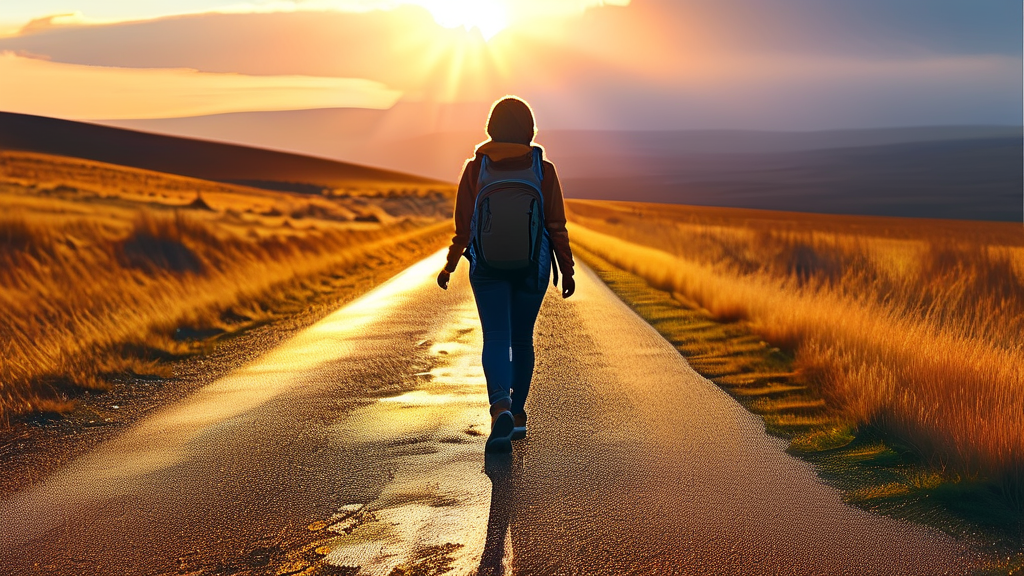 희망을 향한 여정: 치료와 관리 (realistic 스타일)