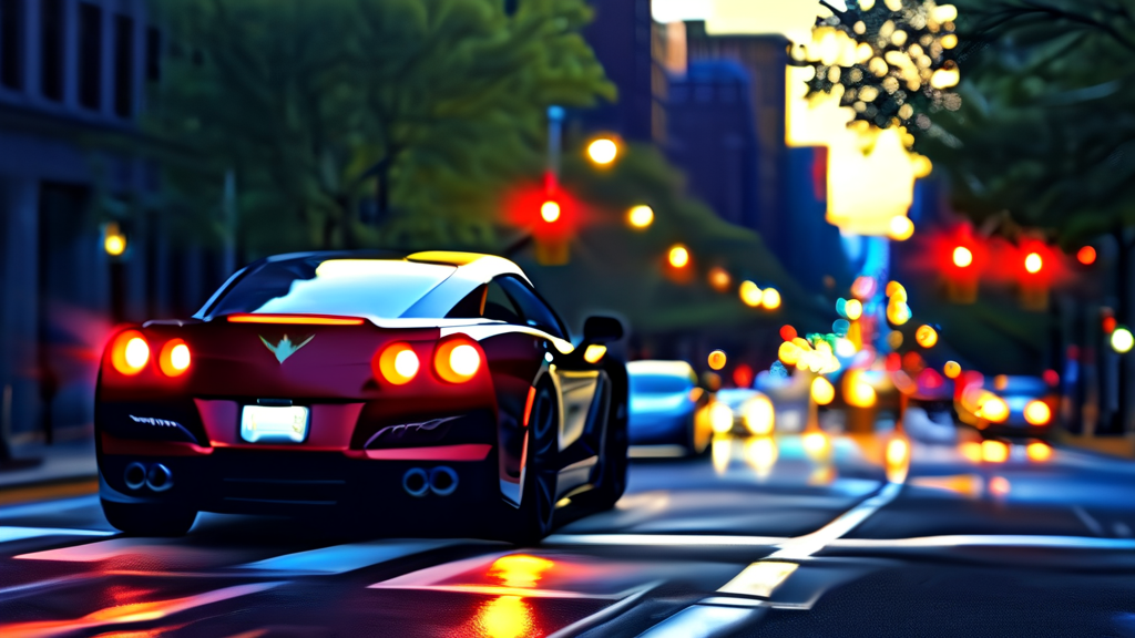 신호위반, 보험료 할증에 미치는 영향 (realistic 스타일)