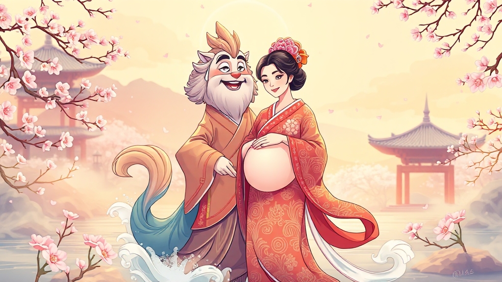 럭키 결혼 발표 비하인드 (illustration 스타일)