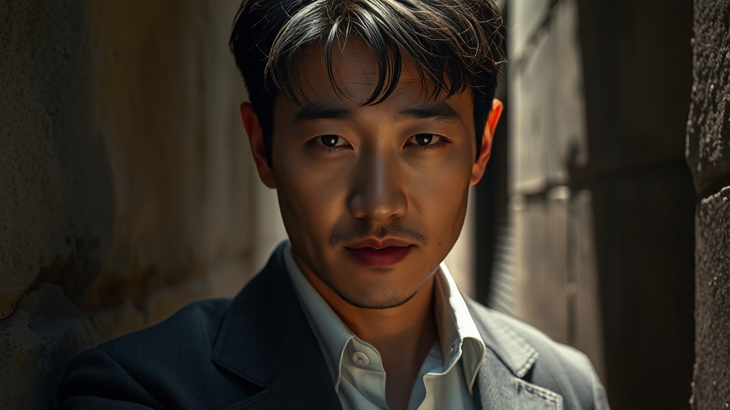 한석규의 신사장: 연기 변신 (realistic 스타일)