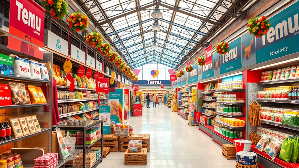 테무 쇼핑, 이것이 궁금하다! 상품 정보부터 배송까지 (realistic 스타일)