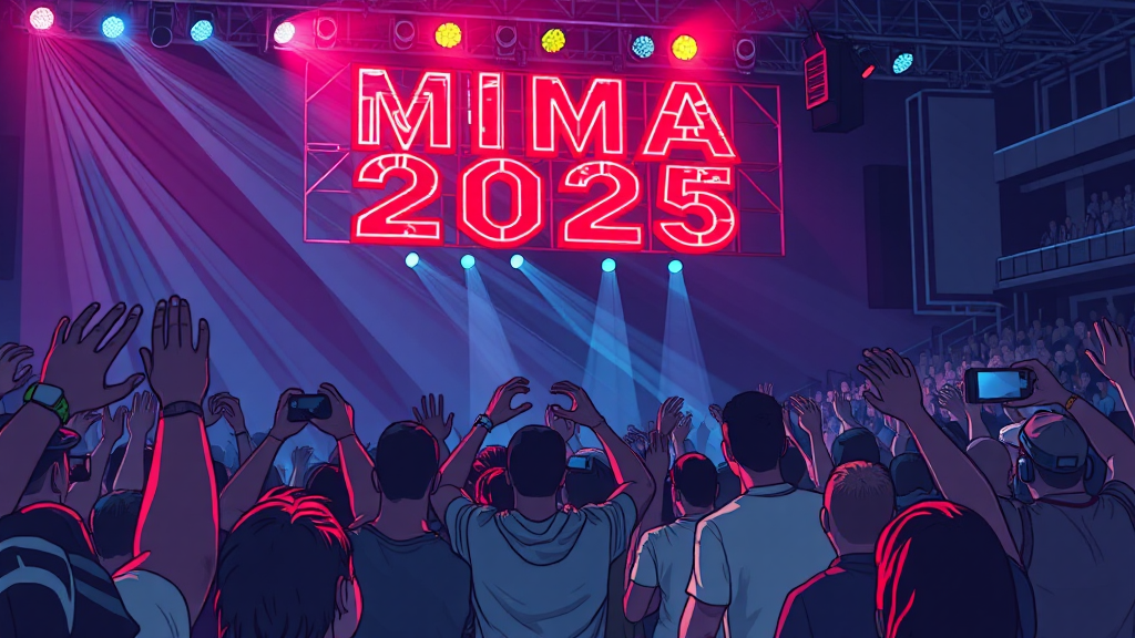 MMA 2025 좌석 정보 및 추천 (illustration 스타일)