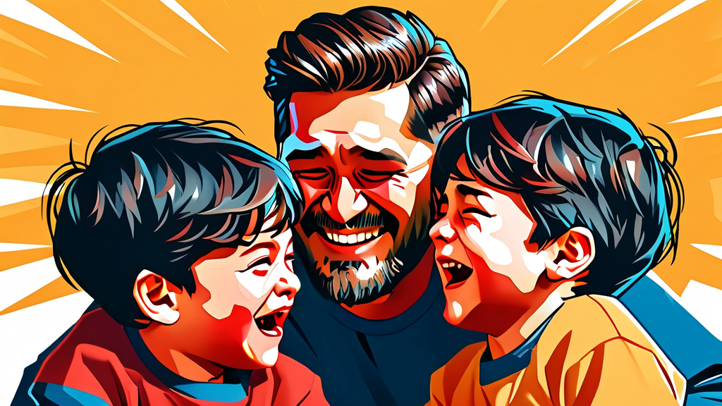 쌍둥이 아들들의 응원, 이휘재의 눈물 (cartoon 스타일)