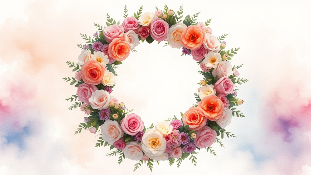 화환 종류 & 디자인 트렌드 (watercolor 스타일)