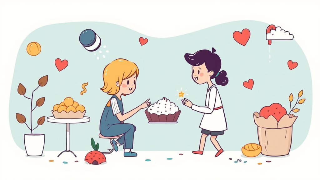 당뇨병, 단것만이 원인일까? 오해와 진실 (illustration 스타일)