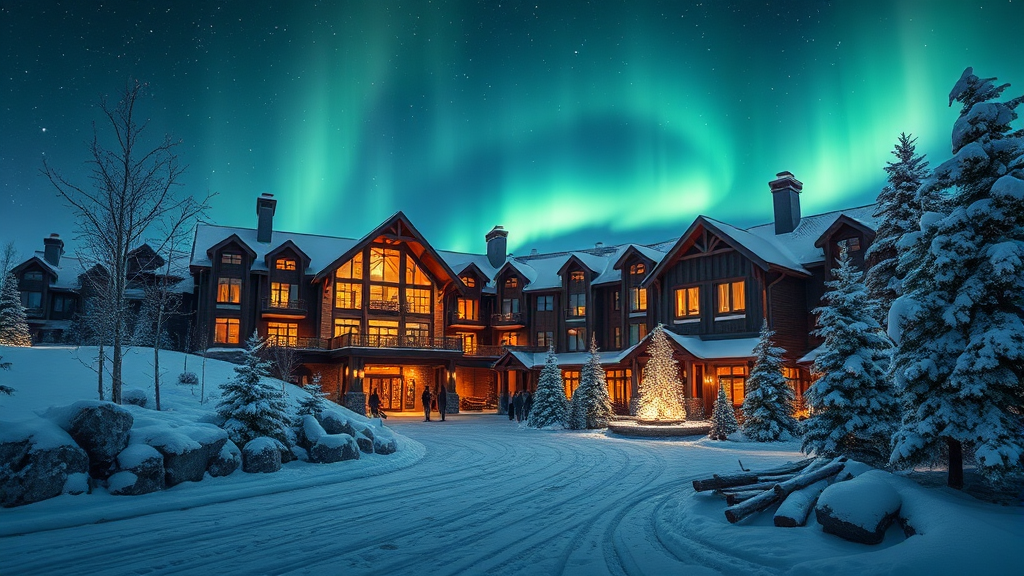 인스파이어 리조트: 동화 속 얼음 왕국으로의 초대 (realistic 스타일)